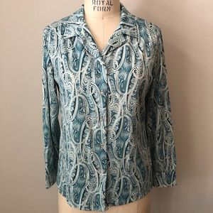 Vintage Paisley Blouse